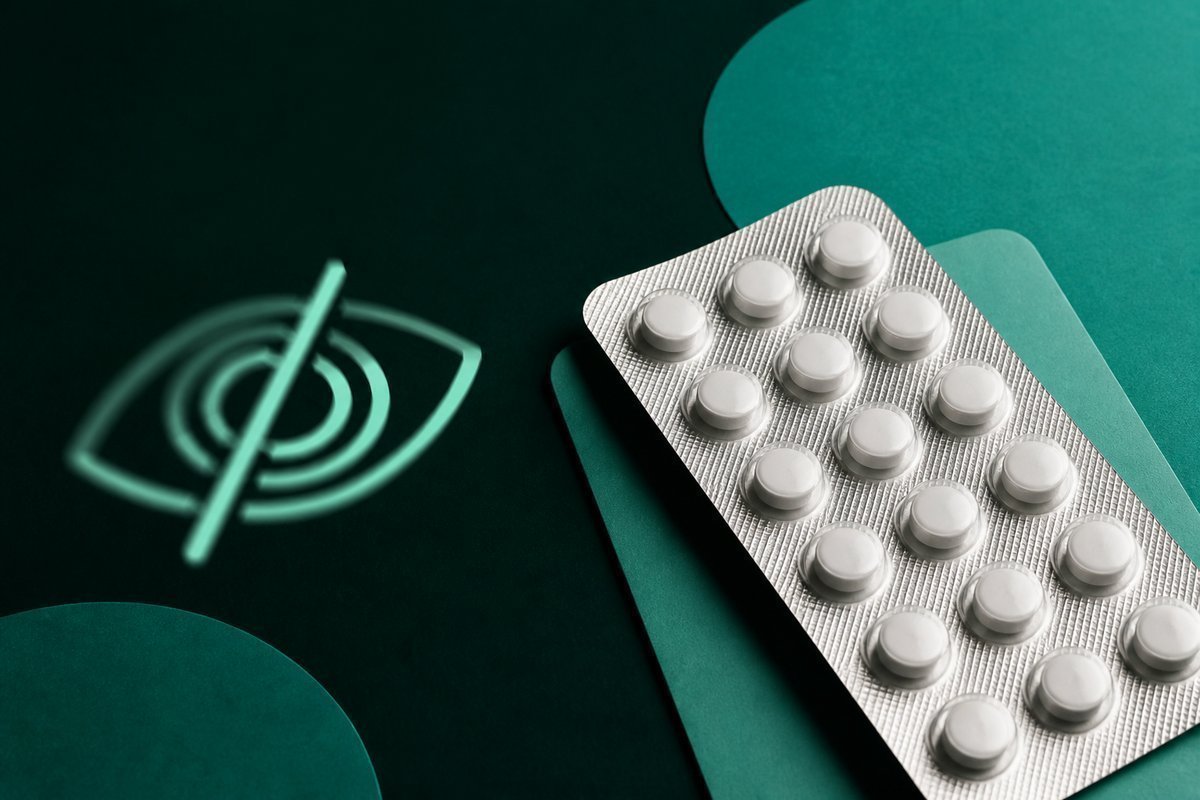 Vision blur caution with a Clomid 50 mg blister