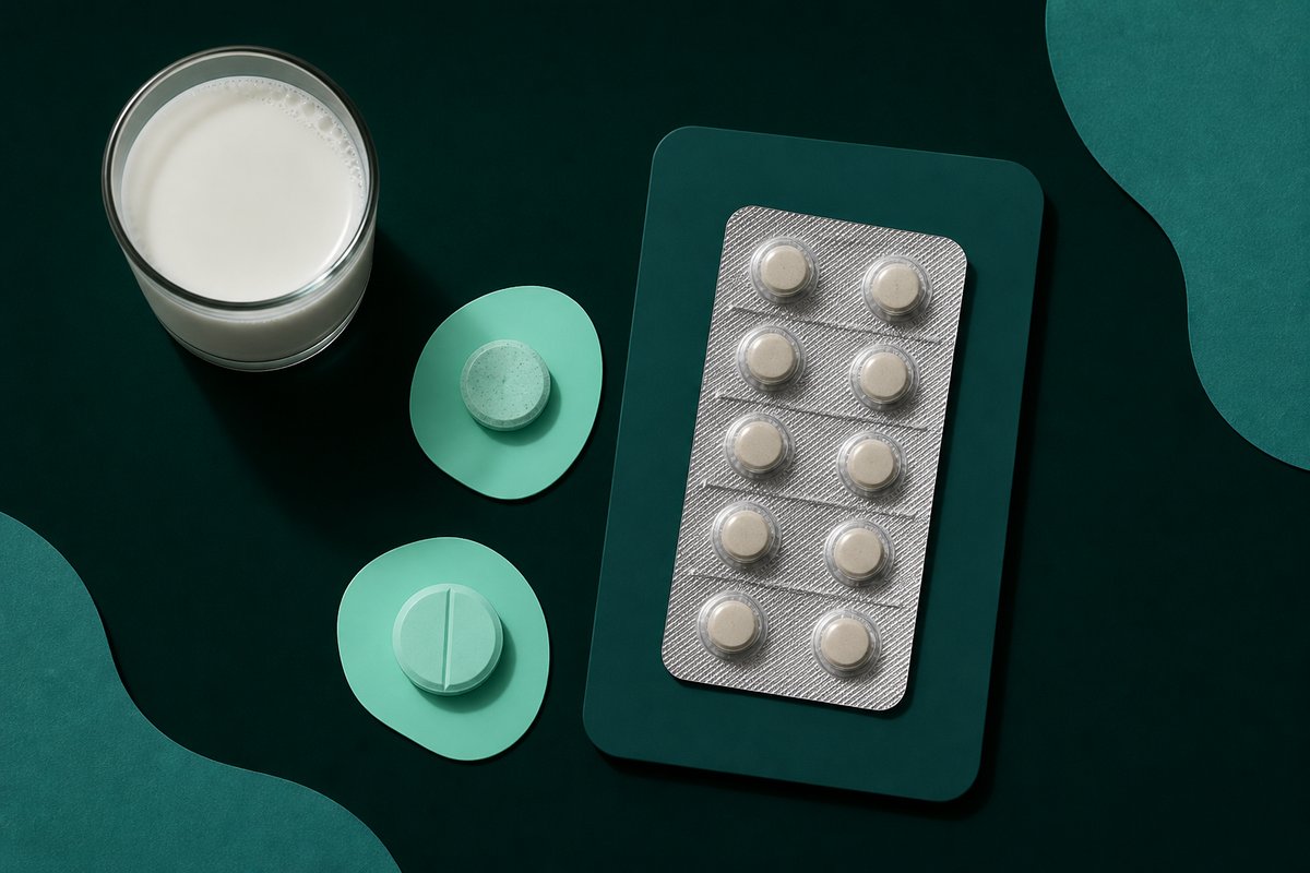 Dairy and antacid gap chip with Doryx 100 mg