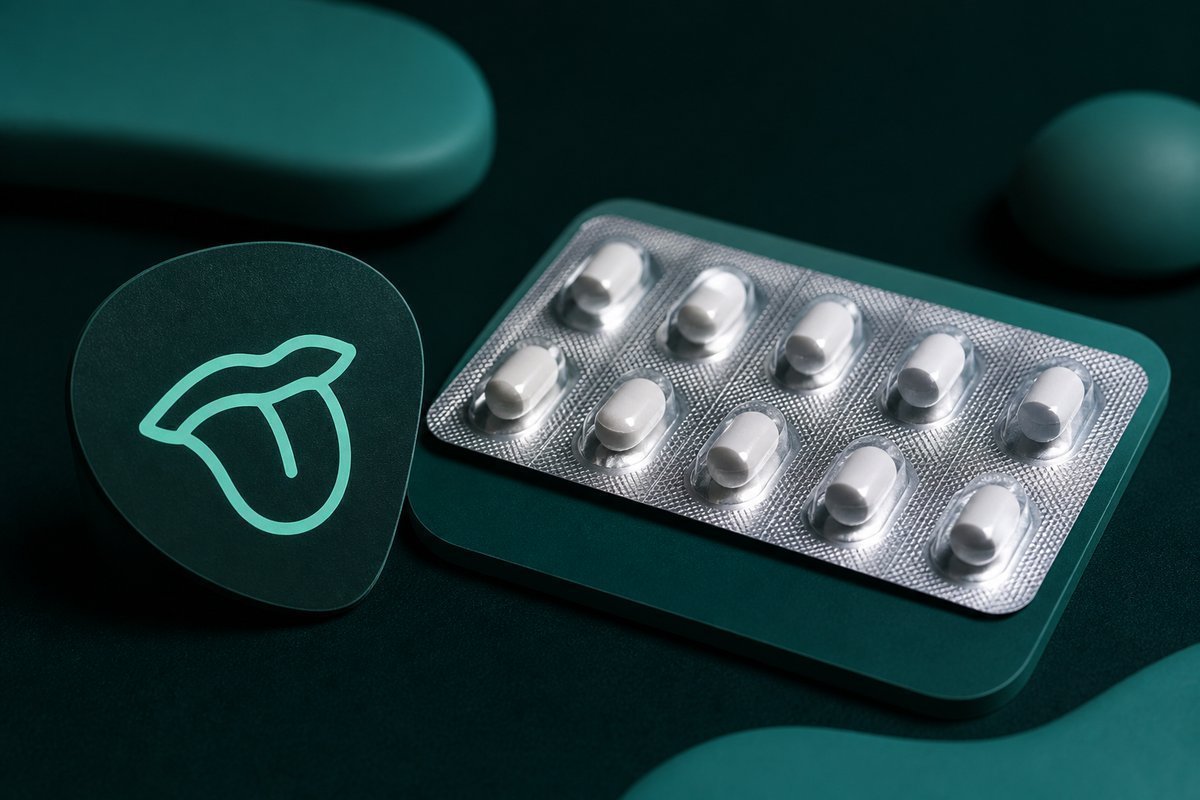 Metallic-taste note beside Flagyl 250 mg tablets